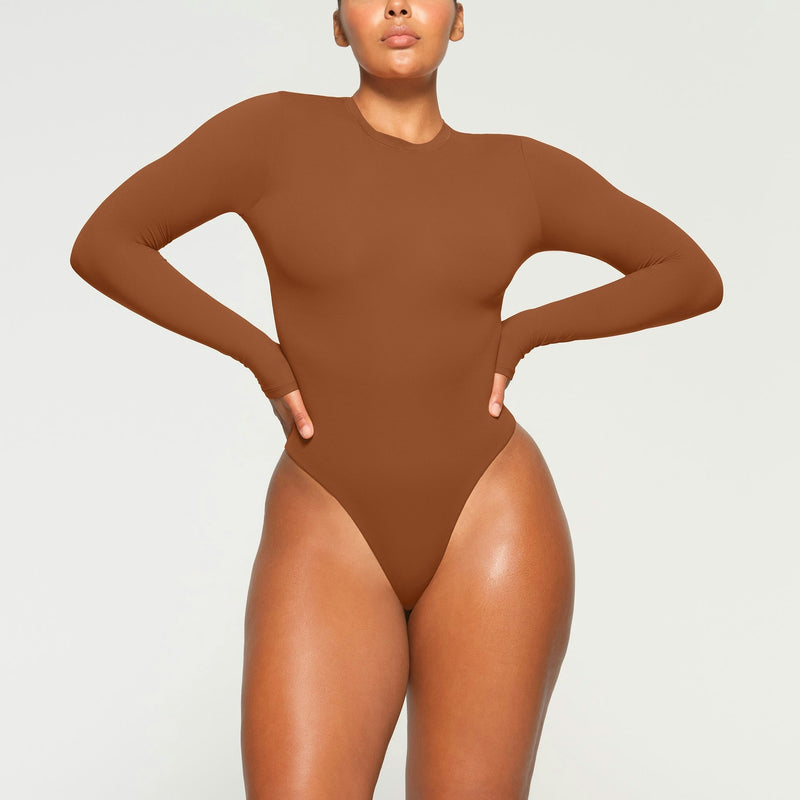 LONG SLEEVE CREW NECK BODYSUIT