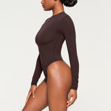 LONG SLEEVE CREW NECK BODYSUIT