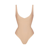 UNLINED PLUNGE THONG BODYSUIT