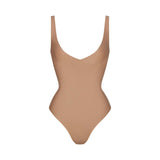 UNLINED PLUNGE THONG BODYSUIT