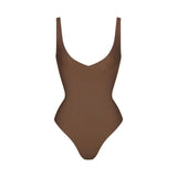 UNLINED PLUNGE THONG BODYSUIT